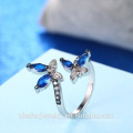 OEM customize wholesale jewelry supplies china fancy design ring butterfly